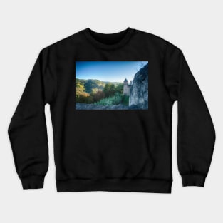 Marksburg Castle Rhineland Germany Crewneck Sweatshirt